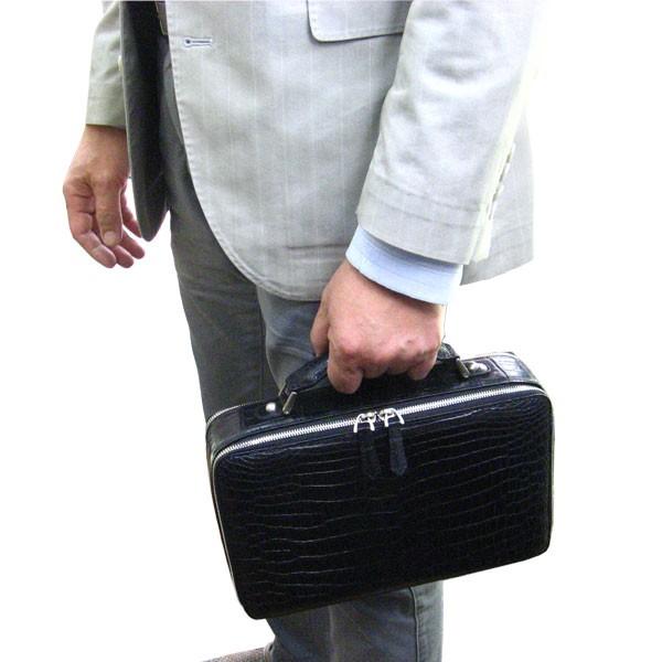 【まとめ売り】 クロコダイル バッグ メンズ　セカンドバッグ　ビジネス　日本製 【YWU1841602617】(66326円)