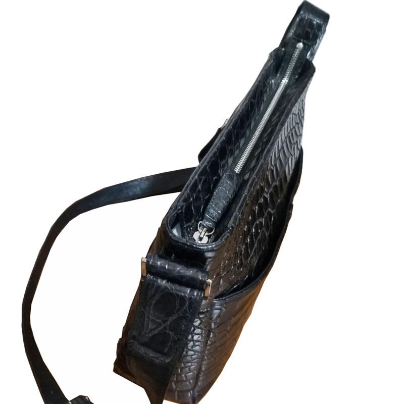 メンズビジネスバッグクロコダイル型押し ショルダーバッグ 61cc76e43dc248319de4ac86fe3c0f