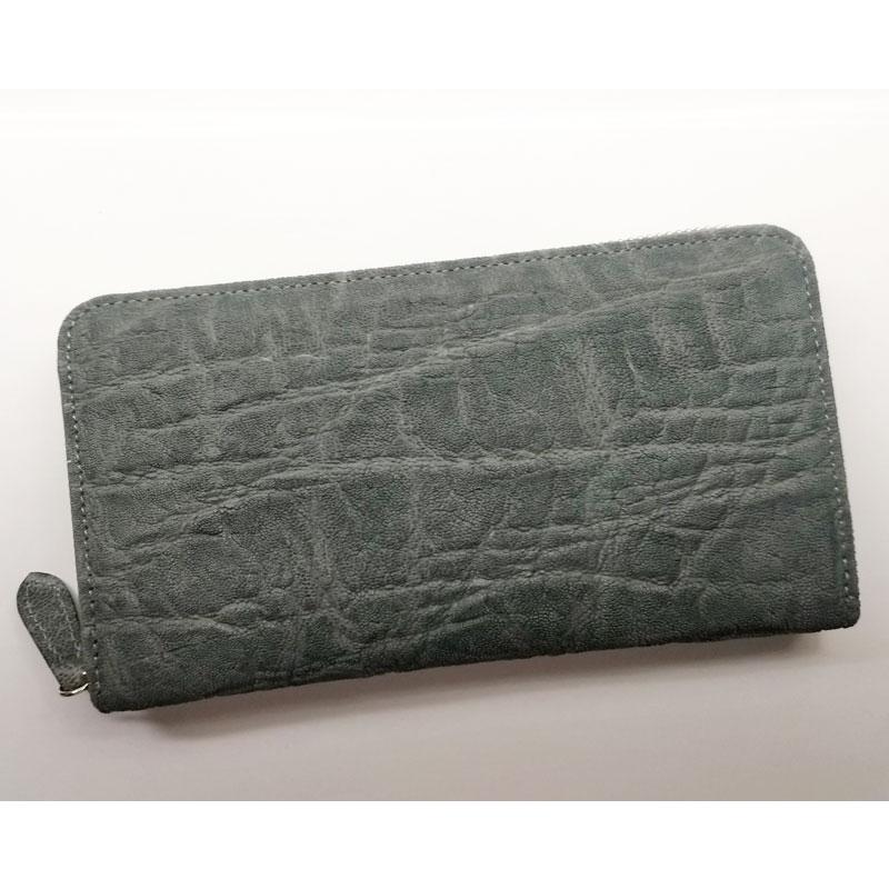 象革財布 エレファント象皮 長財布 ラウンドファスナー080 : ライパラ