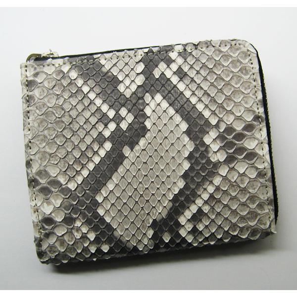 モラレスパイソン革　ヘビ皮財布　メンズ　ラウンドファスナー　日本製001 モラレスパイソン革 ヘビ皮財布 メンズ ラウンドファスナー 日本