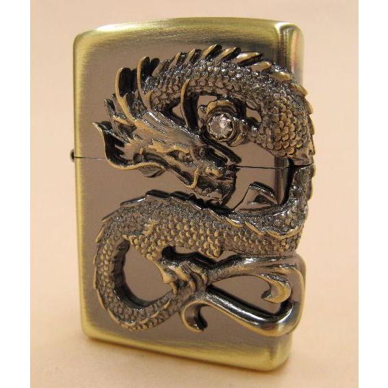 ZIPPO 龍サイドメタル ジッポーオイルライター DS-BS : ライパラ 