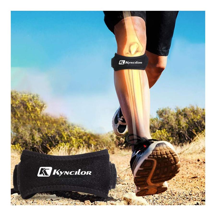 全品送料無料 膝バンドサポーター 2本セット ベルトサポーター スポーツ 足の痛み ひざ サポーター A308 超歓迎された 膝 M便 ニーストラップ 膝ベルト 5色