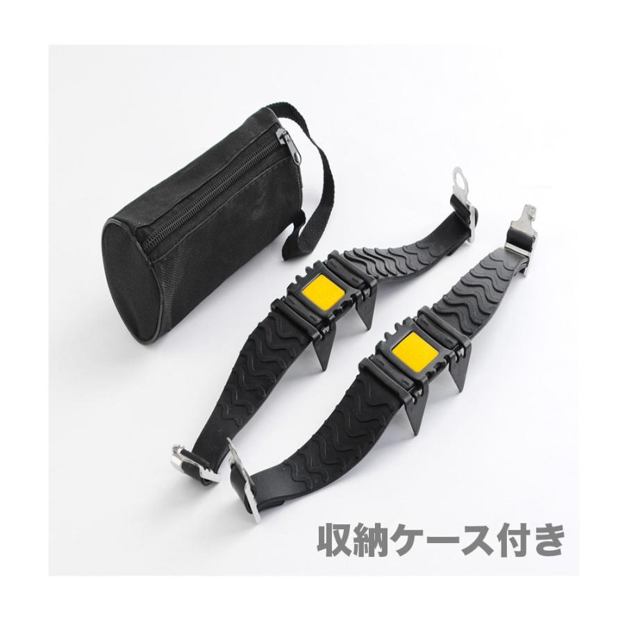 全品送料無料 tsa スノースパイク 軽い コンパクト アイゼン 簡単 収納