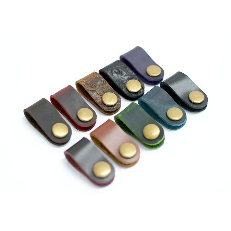 全品送料無料 本革 レザー コードホルダー クリップ アイテム 小物