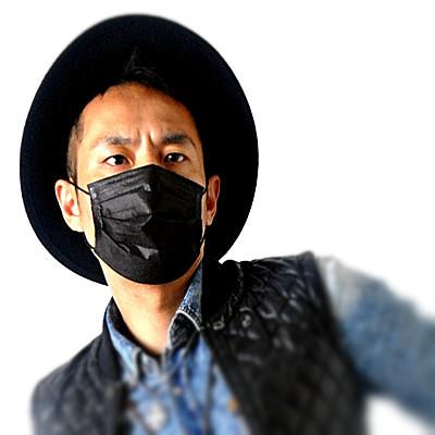 全品送料無料 黒マスク ブラックマスク 5枚SET ファッションマスク
