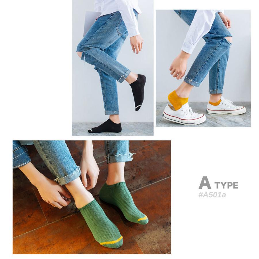 全品送料無料 tsa スニーカーソックス 5足SET 9タイプ メンズ 23-28cm