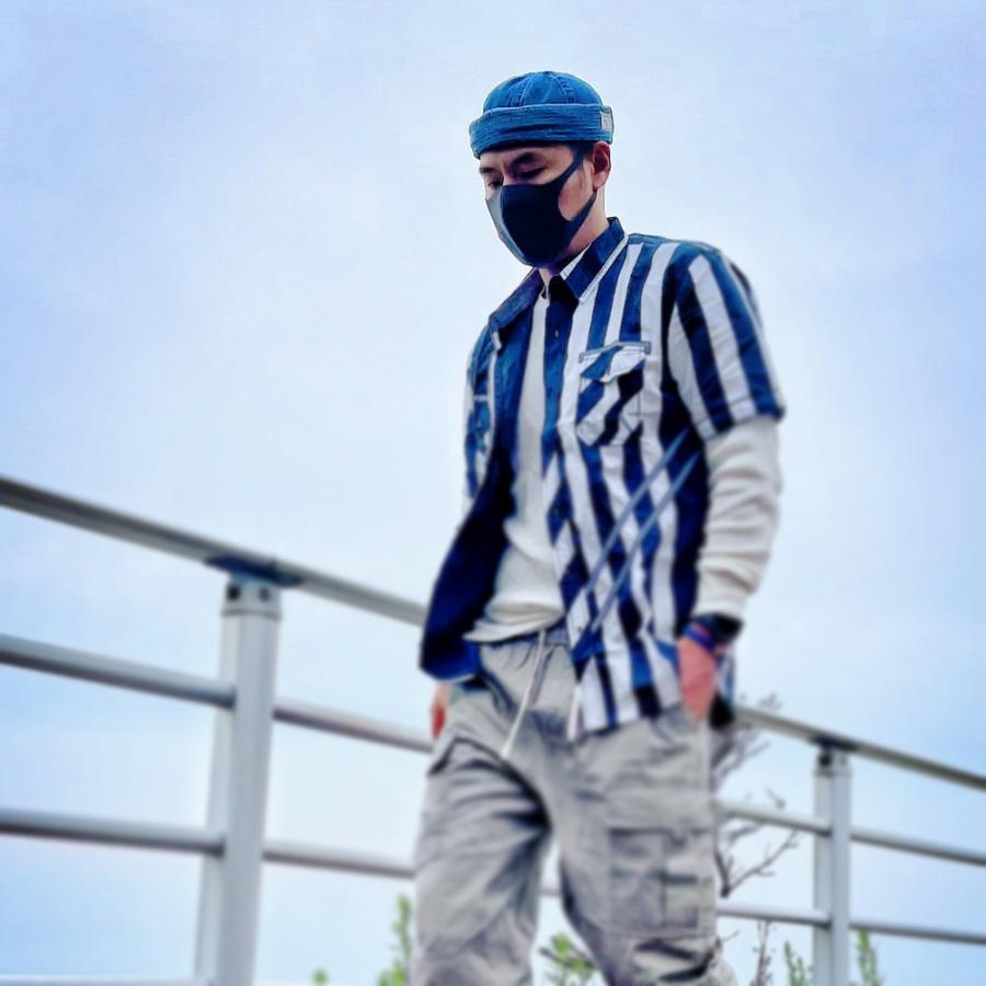 全品送料無料 tsb ロールキャップ デニム メンズ フィッシャーマン