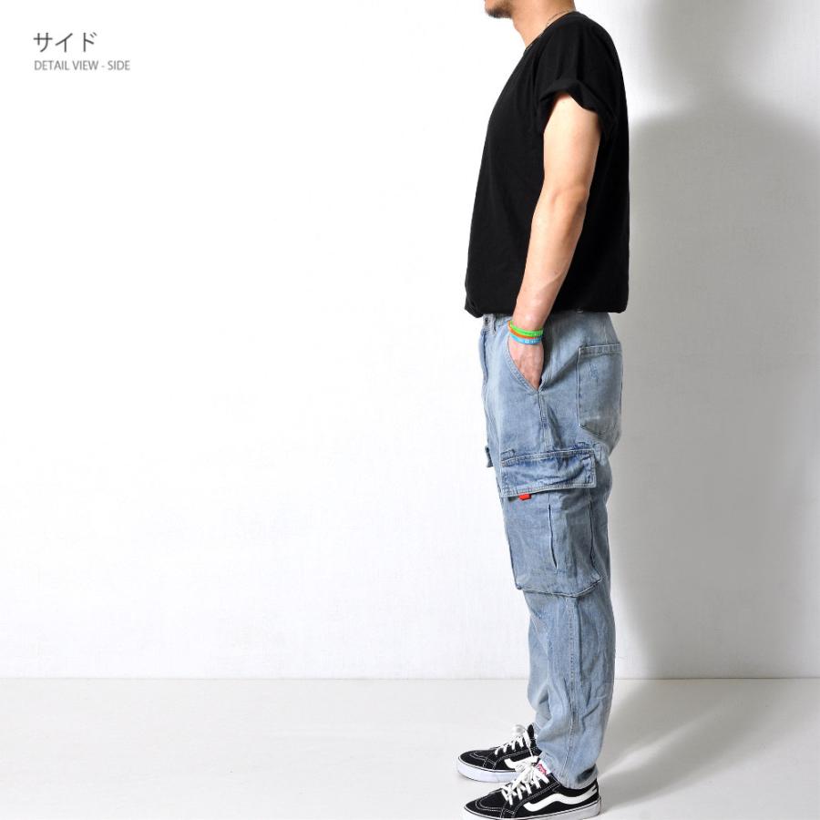 全品送料無料 ダメージカーゴデニム メンズ ジーンズ ビンテージ