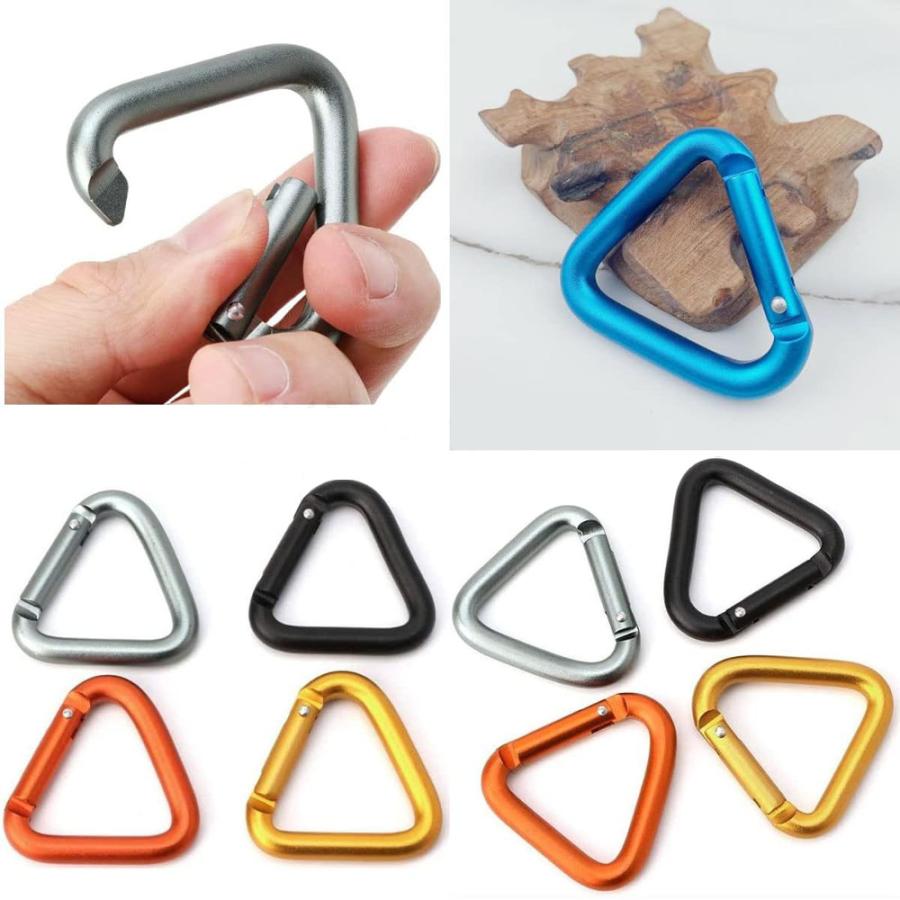 全品送料無料 tsa 3個SET 三角 カラビナ フック キーチェーン おしゃれ