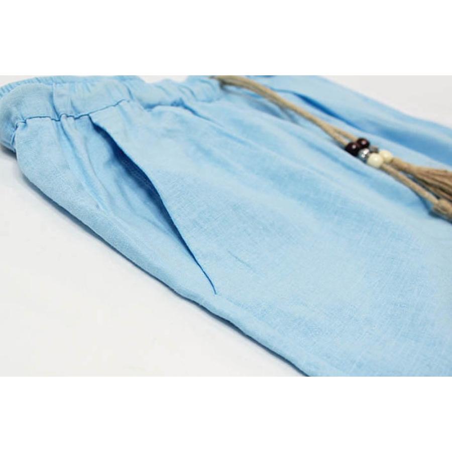 全品送料無料 コットン リネン ハーフパンツ メンズ ボトムス ショート