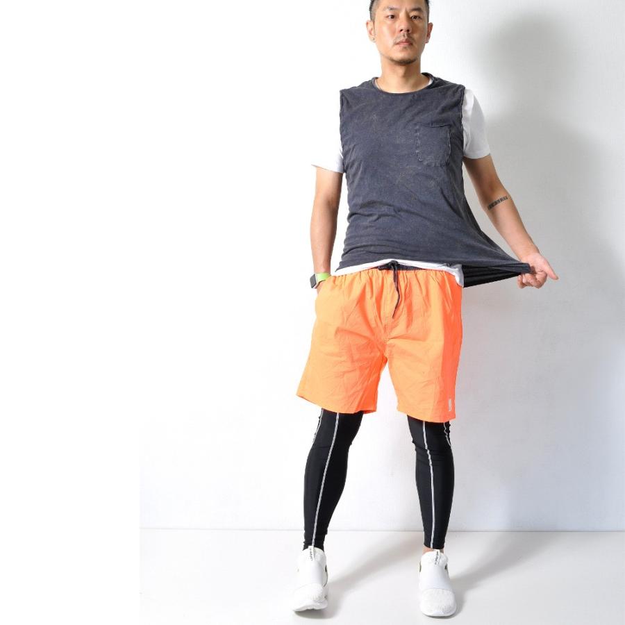 全品送料無料 数量限定 ハーフパンツ 軽量 オレンジ 夏色 アウトレット