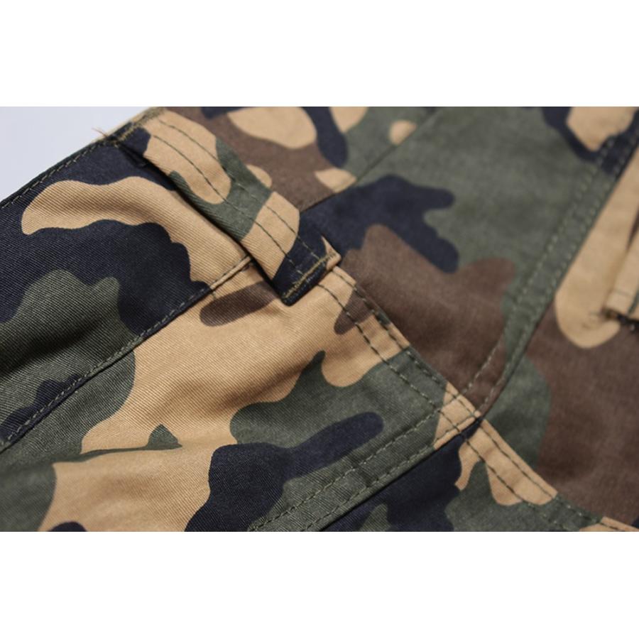 全品送料無料 カモフラージュ スリムカーゴパンツ メンズ ボトムス