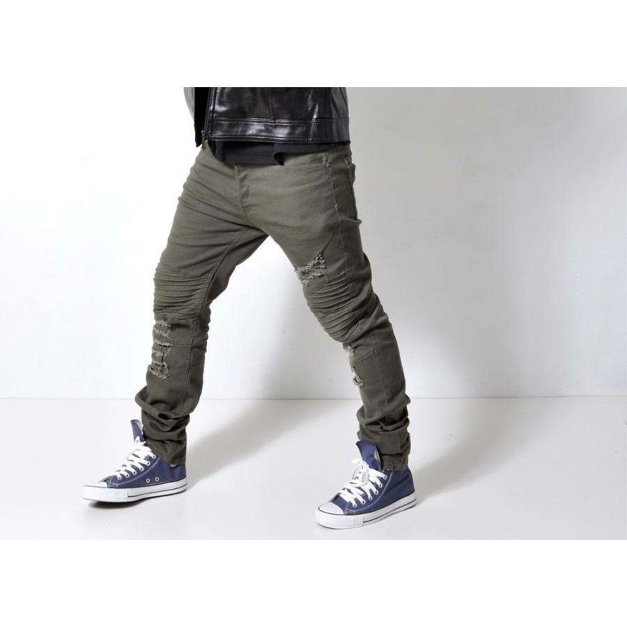 全品送料無料 期間限定 SALE 数量限定 バイカーパンツ ストレッチ