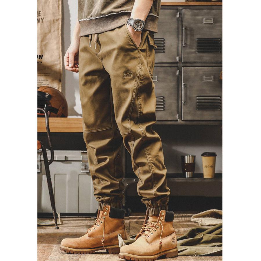 全品送料無料 カジュアル ジョガーパンツ メンズ 裾絞り