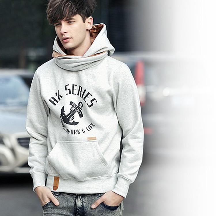 全品送料無料 プルオーバーパーカー 裏起毛 クロスショールネック 6色