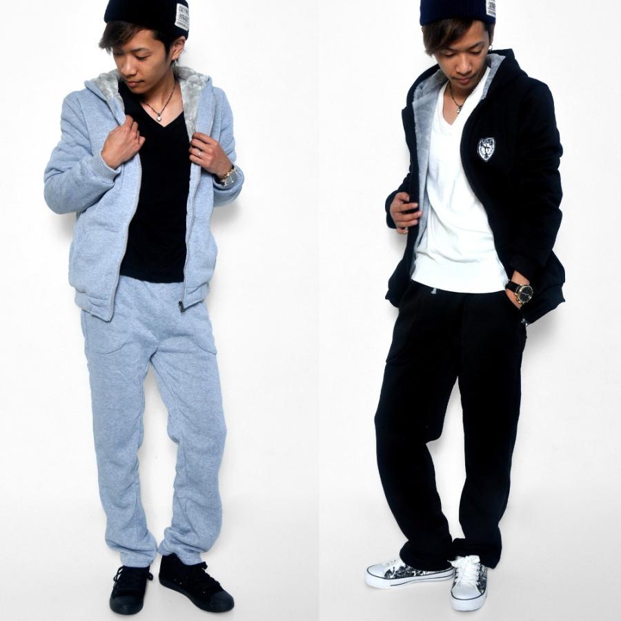 全品送料無料 tsb 裏ボアパーカー スウェットパンツ セットアップ 上下