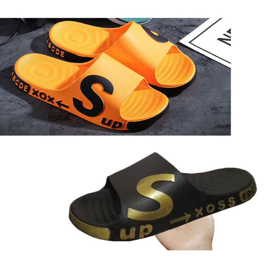 【バレンシアガ】シャワーサンダル ビーチサンダル 27cm 黒 黄色ロゴ バレンシアガ】シャワーサンダル ビーチサンダル 27cm 黒 黄色ロゴ