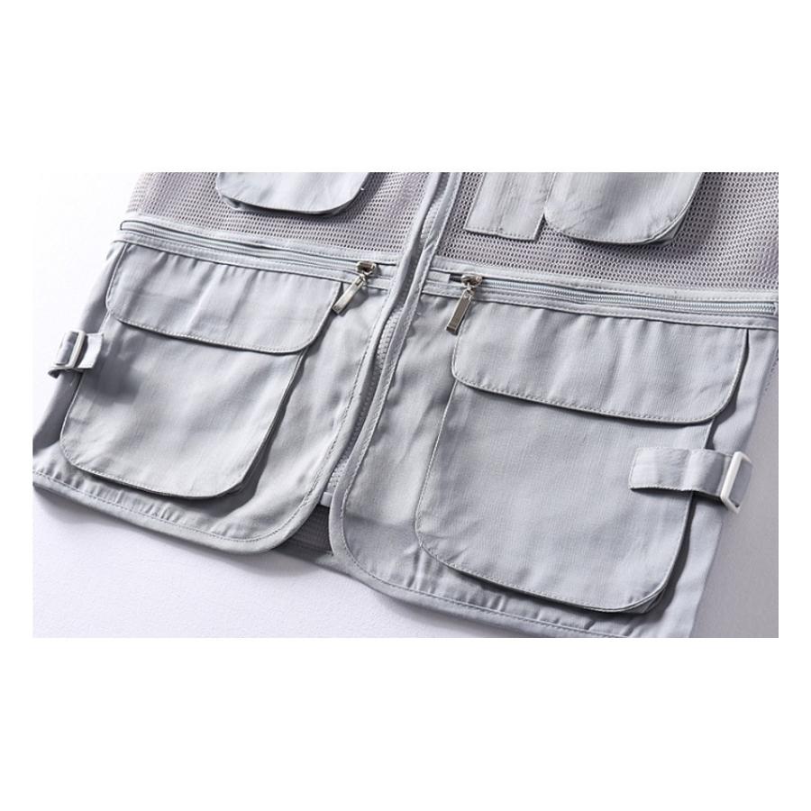 全品送料無料 フィッシングベスト メンズ アウトドア メッシュ