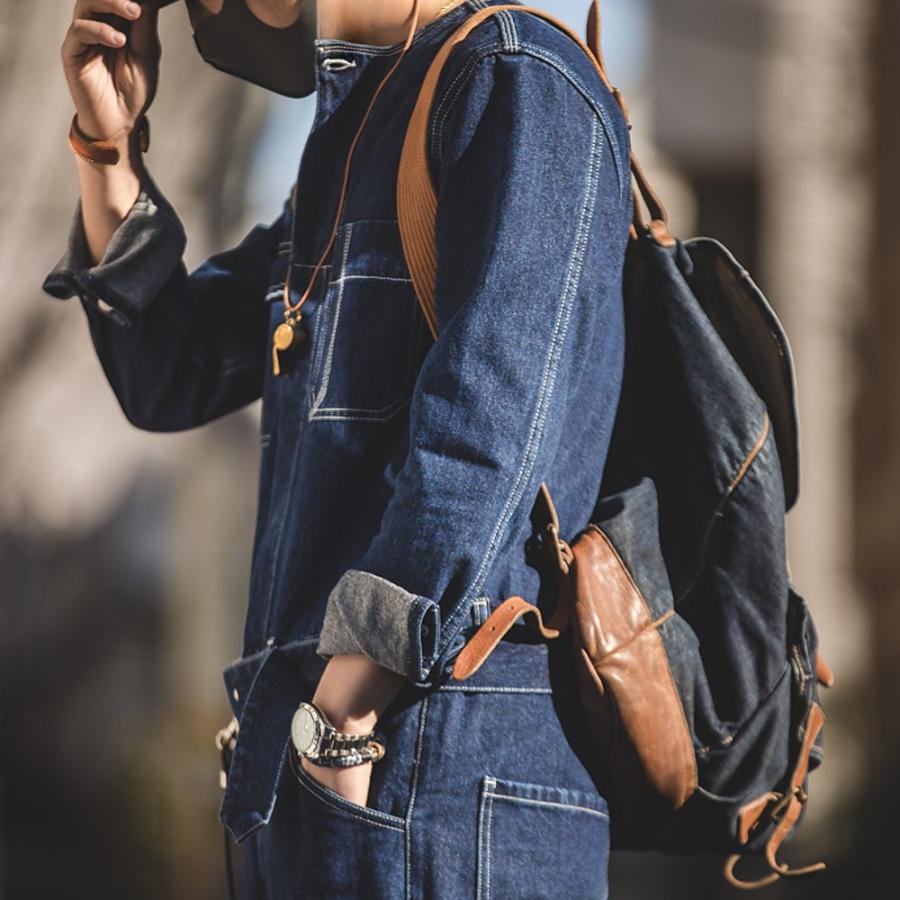 全品送料無料 デニム オールインワン つなぎ ジャンプスーツ メンズ