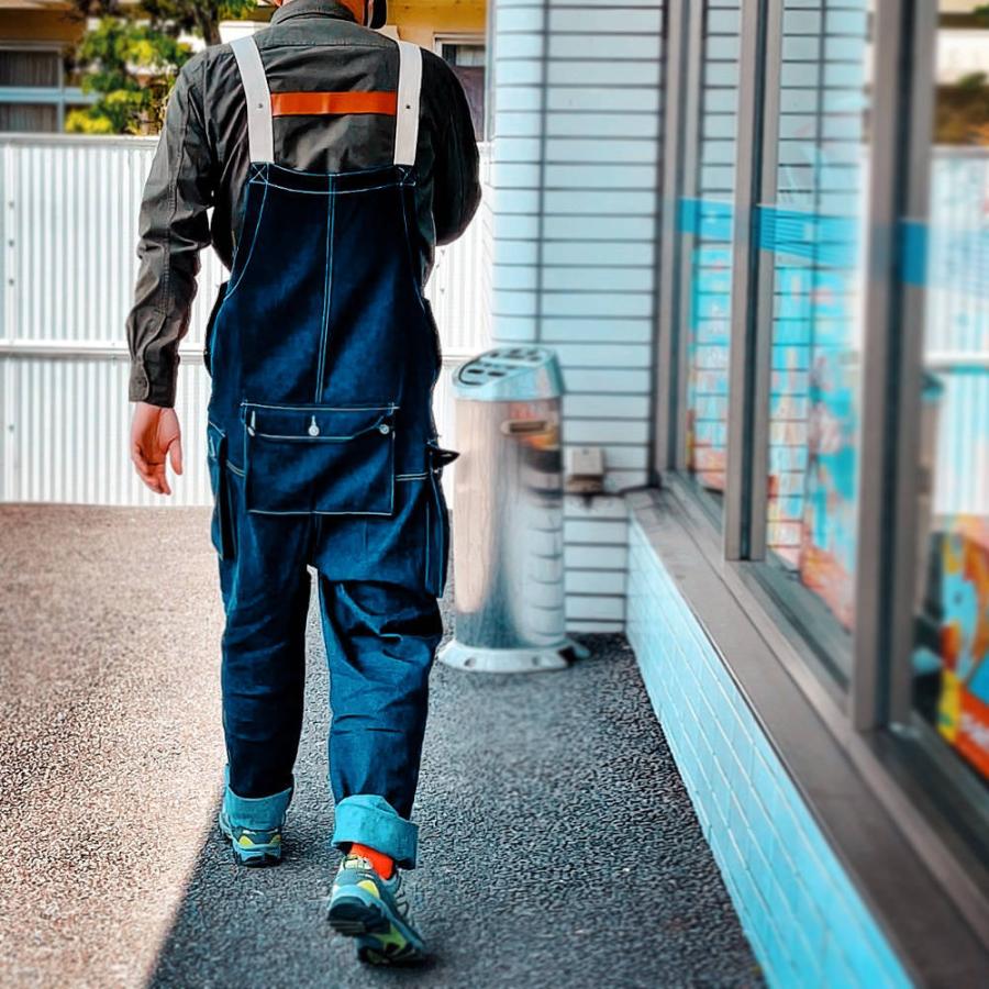 全品送料無料 tsa デニムサロペット メンズ オーバーオール