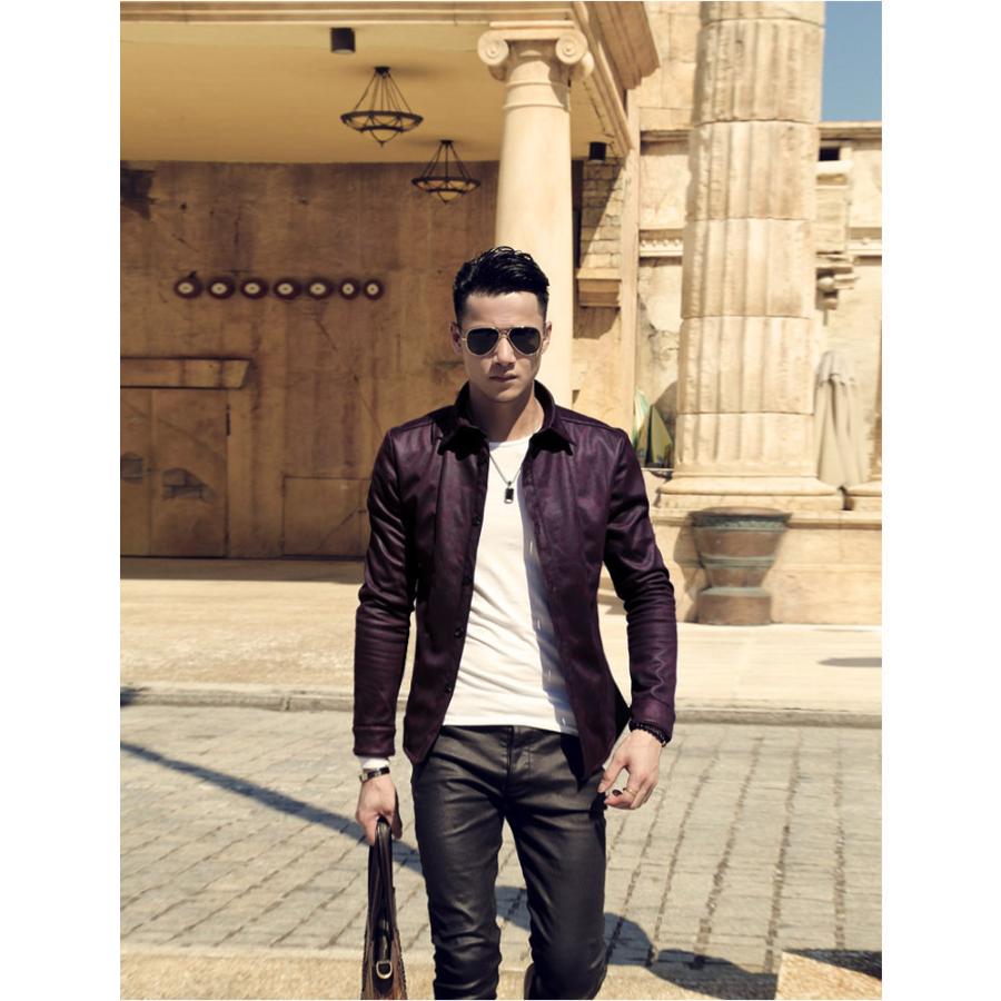 全品送料無料 期間限定 SALE 【ラスト1】 ジャケット PUレザー タイト