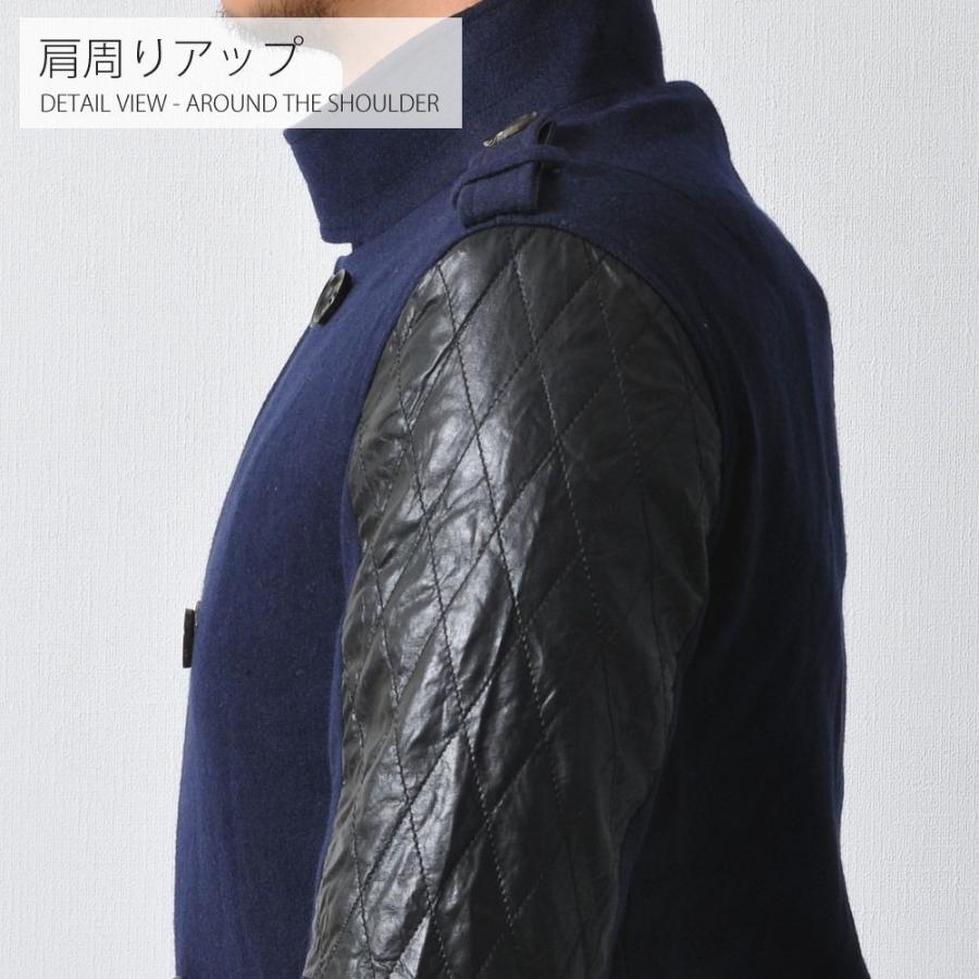 全品送料無料 期間限定 SALE 異素材 ジャケット スタンドカラー