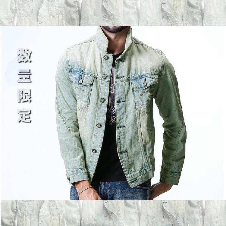 全品送料無料 期間限定 SALE ヴィンテージ加工 迷彩柄デニムジャケット