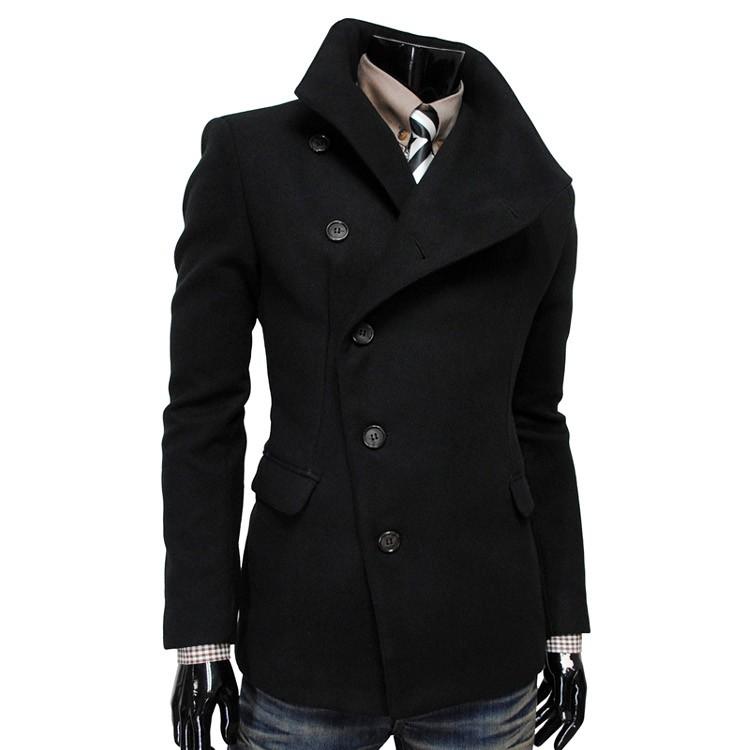 美品エイココンドウコートBIG襟ジャケットグランジハイネック変形薄手 Oversized Scorpio Coat in Pine + Brown - Dressed in Lala