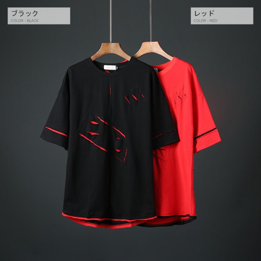 全品送料無料 tsb 完売御免 ダメージ加工 半袖 Tシャツ メンズ