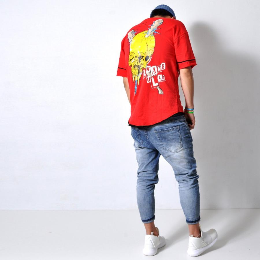 全品送料無料 tsb 完売御免 ダメージ加工 半袖 Tシャツ メンズ