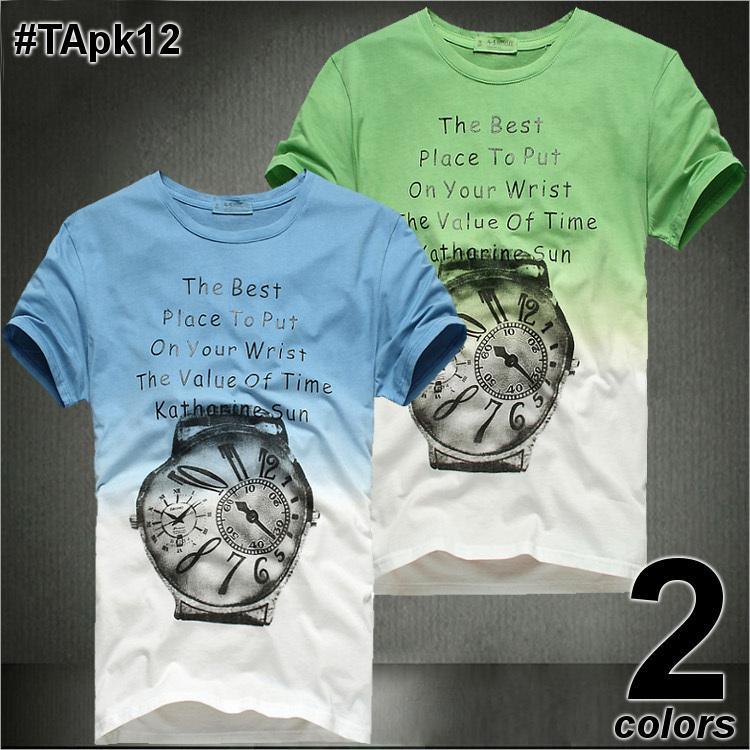 全品送料無料 期間限定 SALE Tシャツ 半袖 グラデーション