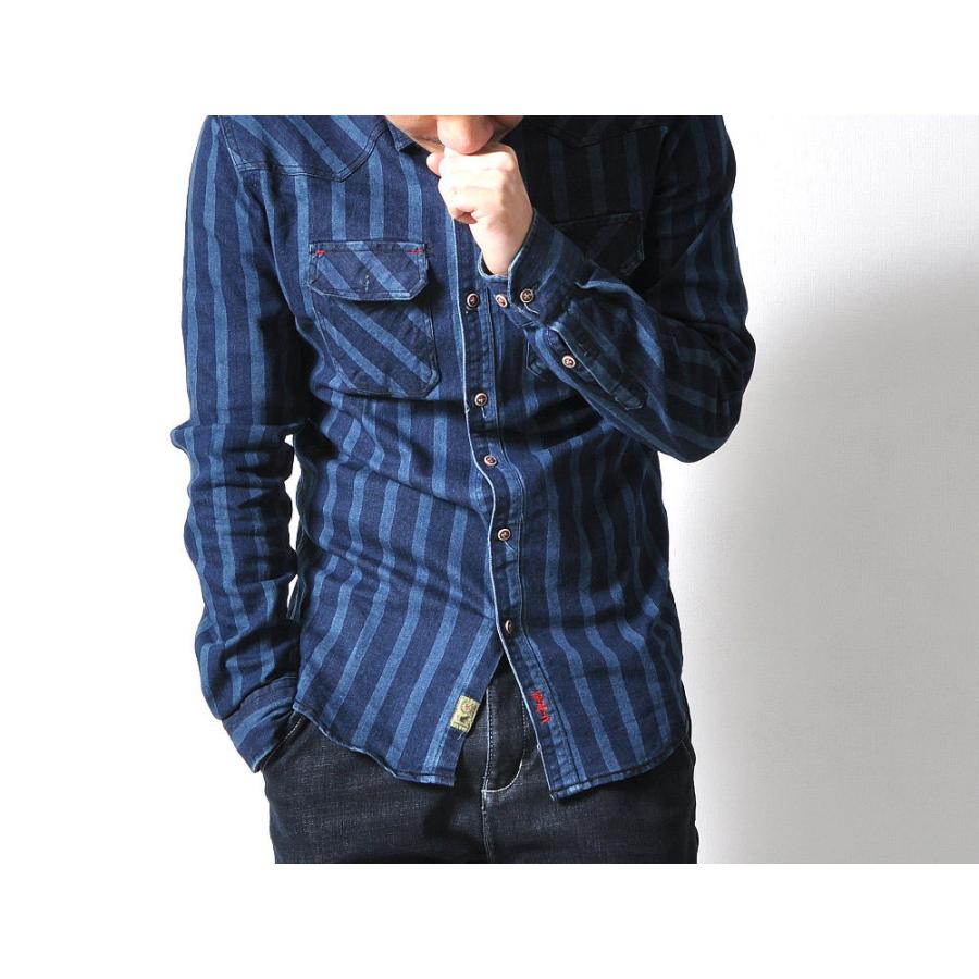 全品送料無料 数量限定 高品質 ストレッチデニムシャツ メンズ