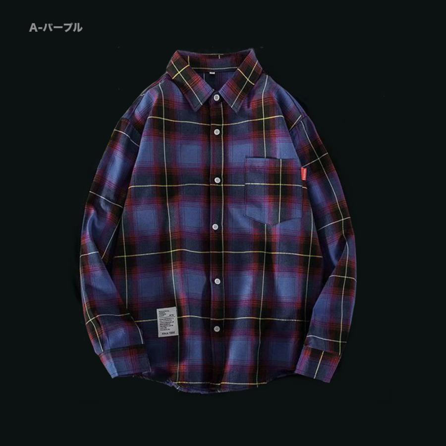 全品送料無料 tsa 長袖 チェック柄シャツ メンズ 胸ポケット ボタン