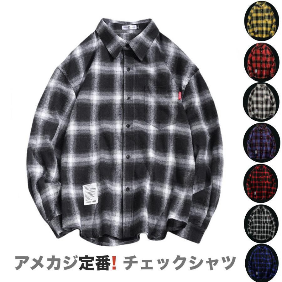 RRL コットンチェックシャツ 長袖 Lサイズ アメカジ 全品送料無料 tsb 長袖 チェック柄シャツ メンズ 胸ポケット ボタン