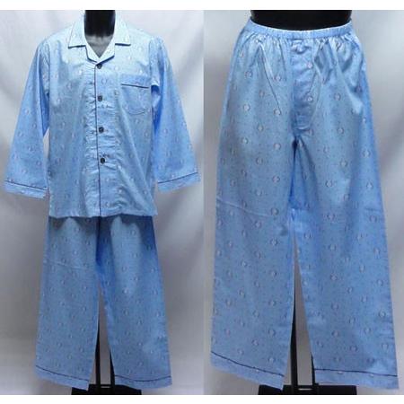 パジャマ　紳士　日本製　長袖　 綿100％　LiBERTO 　天然素材 　薄手 　上着は前開き 　リベルト 　　 | EDWIN | 02