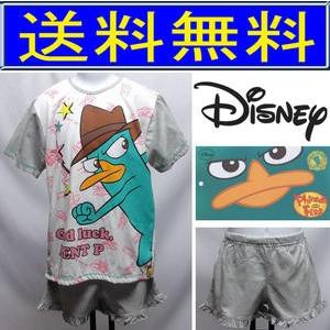 パジャマ キッズ ディズニー 子供 ルームウエア ホームウエア フィニアスとファーブ ペリー 薄手のニット生地 ｔシャツ生地 A 02 ライトのパジャマ屋 通販 Yahoo ショッピング
