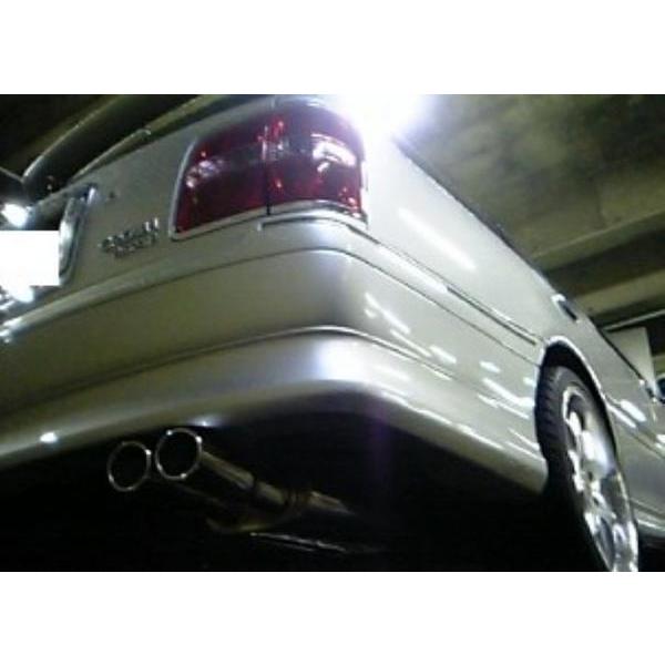171W クラウンエステート　後期用社外マフラー　中古 RAIZER】JZS171W/JZS173Wクラウンエステート オーバル2本出し : RAIZER