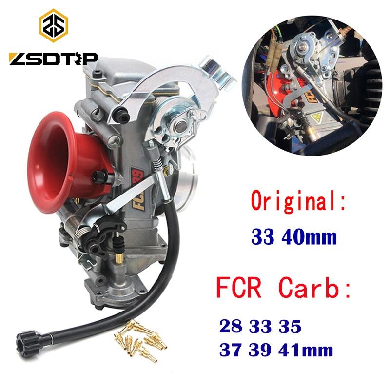 バイク キャブレター 汎用 FCR互換 28 33 35 37 39 40 41mm xr DR400 