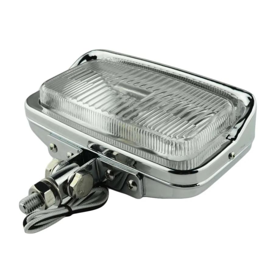 バイク ヘッドライト ASSY レトロ スクエア 汎用 ハーレー