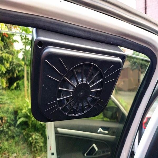 ソーラーパワー自動窓ファン空気冷却ファン換気クーラーラジエーターソーラー排気ファンエアーベントラバー ca2172axRakisssh