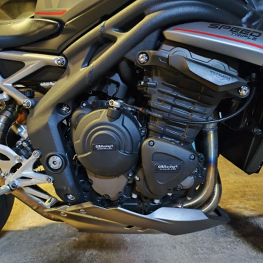 バイク エンジンカバー 保護 トライアンフ スピードトリプル 1200RS