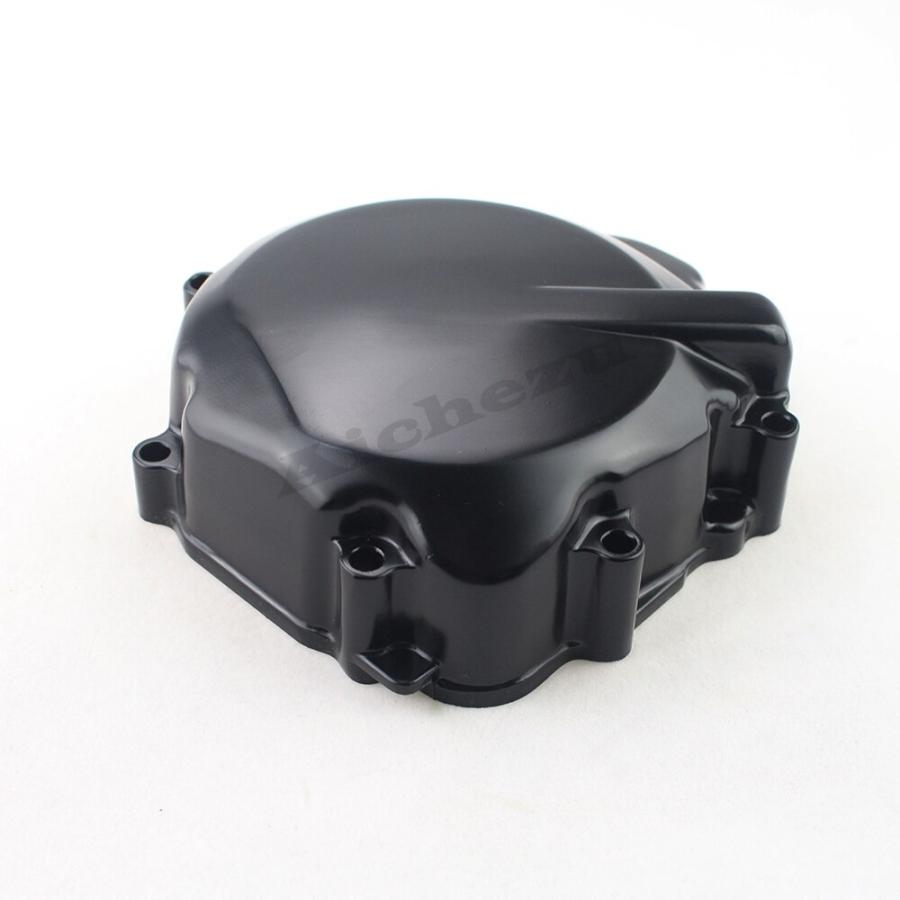 Acz-スズキGSxr1000 gsxr 1000 k3 2003-2004用の黒いシャークとバイククランクケース、保護カバー