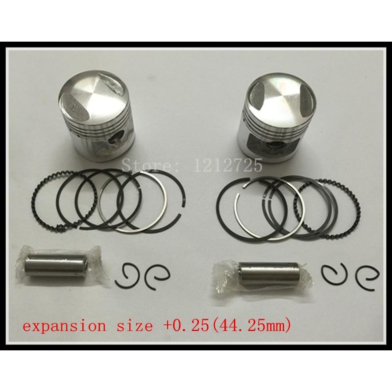 バイク エンジン関連パーツ ピストン 二輪車用 直径44mm ピン 13mm 2