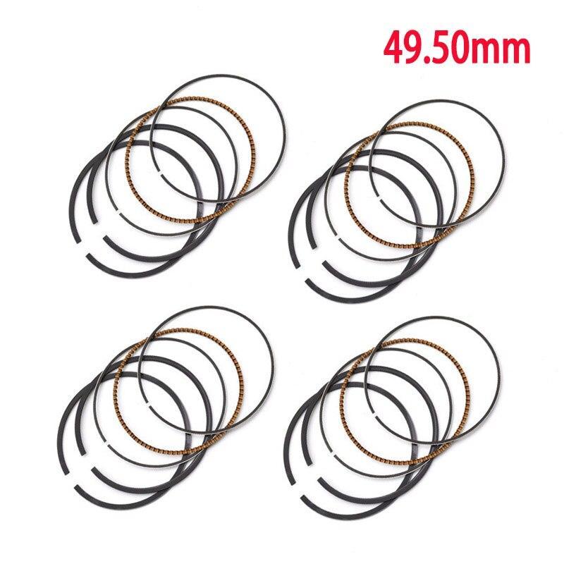 ピストンリング、バイクエンジン部品、サイズ49mm、49.25mm、49.50mm