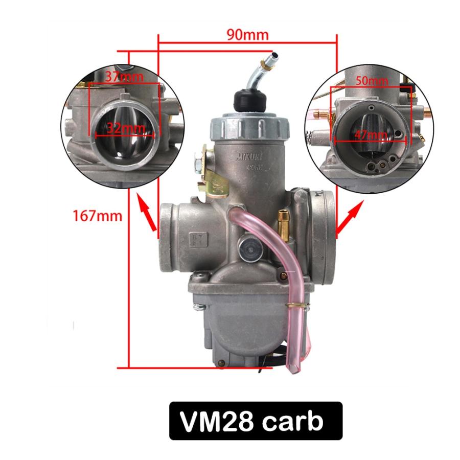 Zsdtrp-mikuni vm16 20 22 26 28 30mm、dt125、rx125、dt175、tzr125、ymh125、ピットバイク、クワッド、バイク用キャブレター｜rakisssh｜11