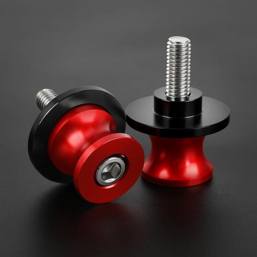 バイク スタンドフック 汎用 M6 6mm 左右 2個セット レーシング