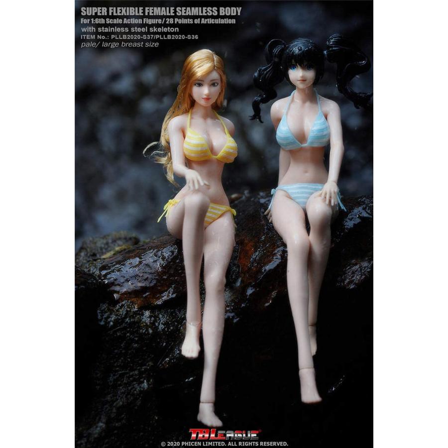 TBLeague 1/6 超柔軟性シームレス 女性 素体ボディ ヘッド TBLeague 1/6 超柔軟性シームレス 女性 素体ボディ ヘッド