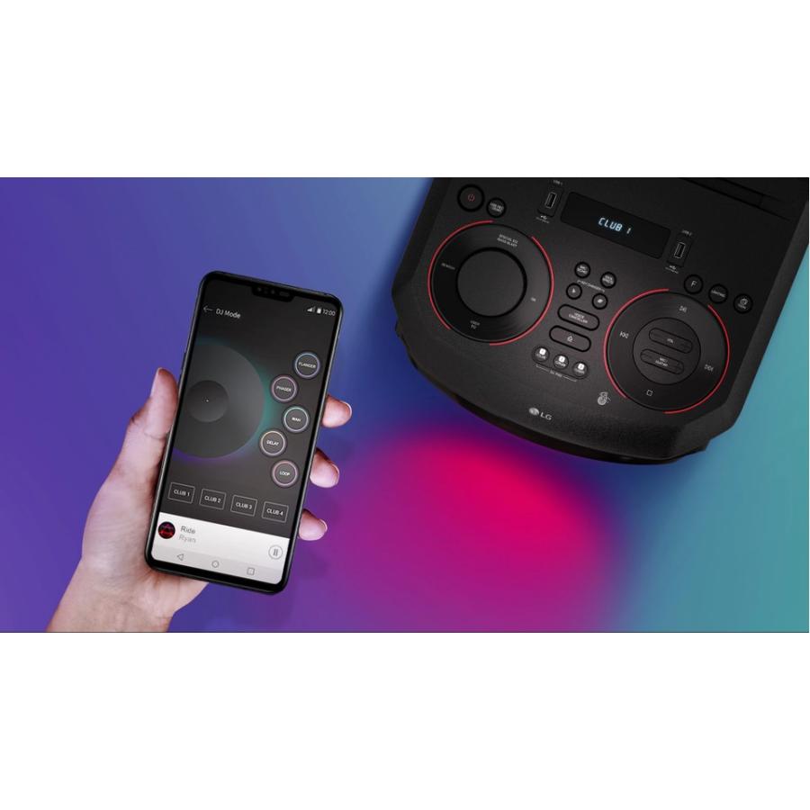 LG DJスタイル スピーカー LG XBOOM ON9 オールインワンHi-Fiシステム Bluetooth対応｜rakuden｜08