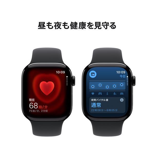 Apple Watch Series 10 10（GPSモデル）- 42mm ジェットブラック