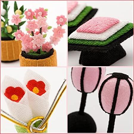 リュウコドウ (送料無料)リュウコドウ 雛人形 扇面三段わらべ雛 10人